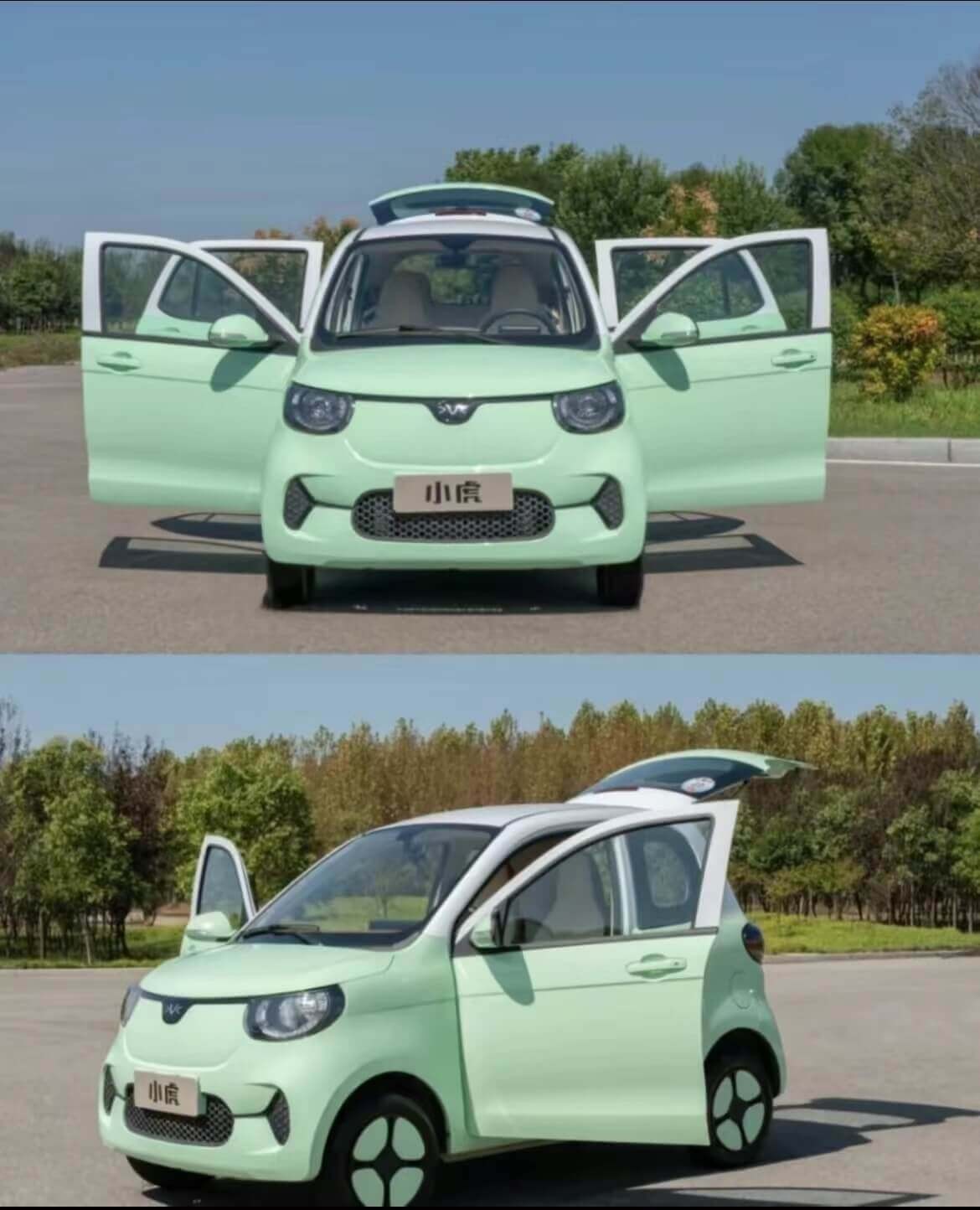  RHD  European  Dongfeng FEV Tigers Small Ev Cars for adults 4 doors 4 seats New Energy Vehicles Export sale in China