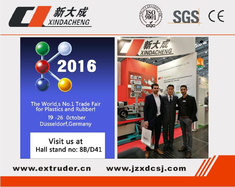 Qingdao Xindacheng equipments appeared on German K exhibition