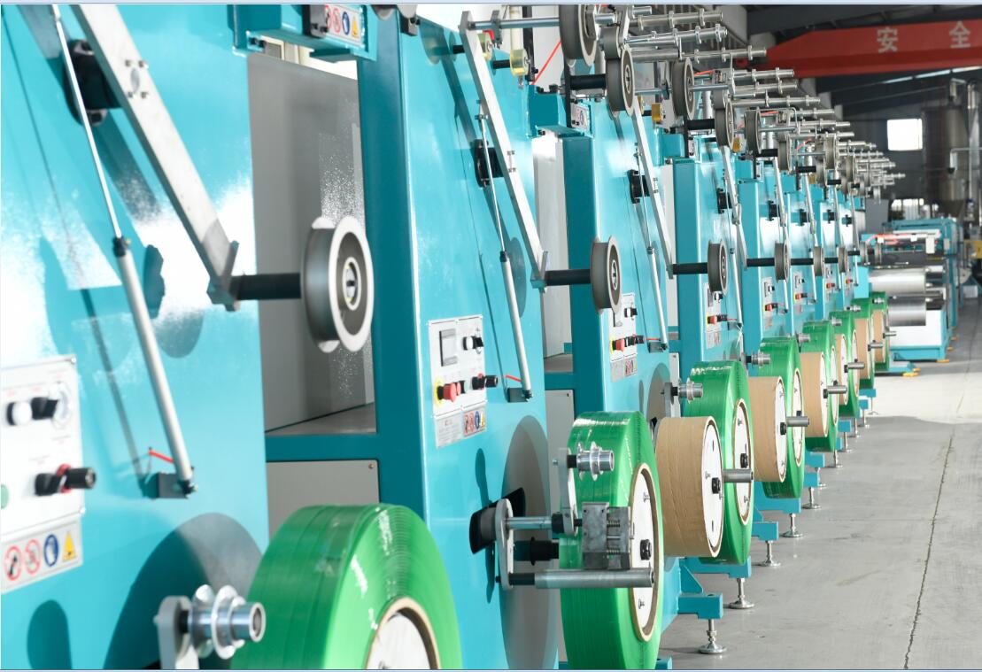 Heavy model PET strapping production line was shipped to Russia