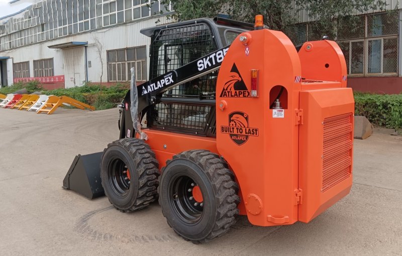 Atlapex Skid Steer Loader con Cabina Cerrada y Ventilador