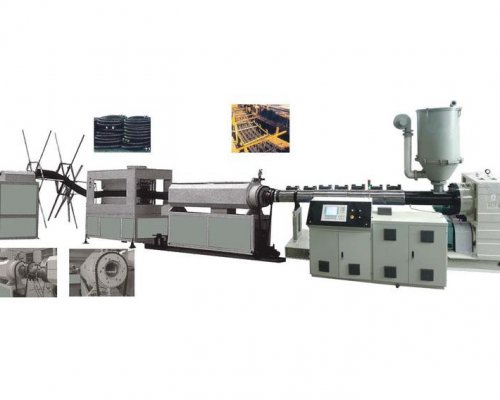 Линия для производства ПЭ углеродистой спиральной трубы 