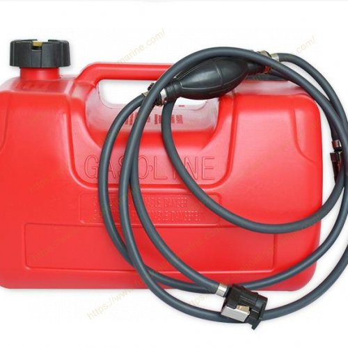 12L/24L Red Fuel Tank With Oil Tube For Boat Engine