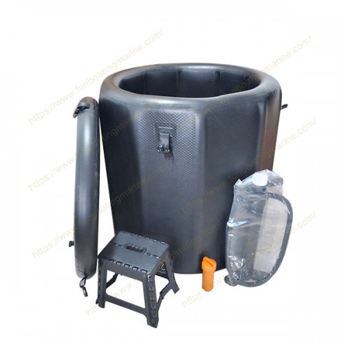 Super-insulated Adult-sized Recovery Ice Barrel Outdoor and Indoor Cold Plunge Tub Chiller for Athletes  Faster Recovery