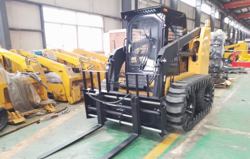 Atlapex Skid Steer Loader with Forklift and Excavator Attachment