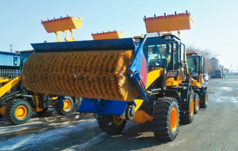 ATLAPEX Hot Sale Wheel Loaders With Snow Plow Attachment