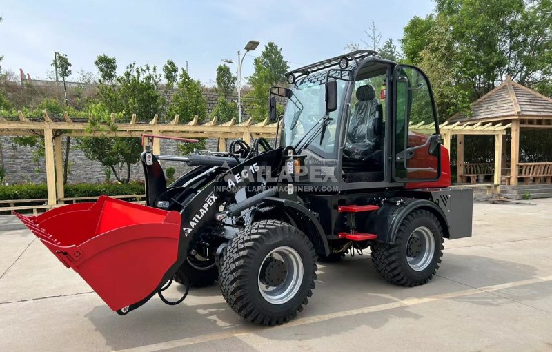 ATLAPEX New Energy AEC15 Mini Wheel Loader Cab Details