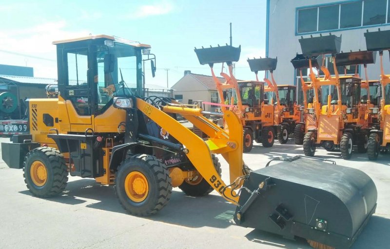 ATLAPEX Wheel Loader With Sweeper: A Powerful Assistant for Highway Construction and Road Cleaning