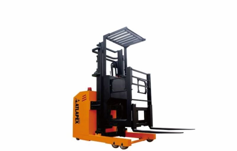 Electric pallet stacker with high position picking