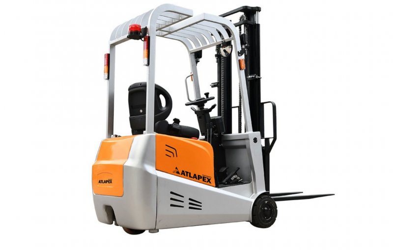 Atlapex Small electric forklift CPDA10 with Italian controller and advanced hydraulic system