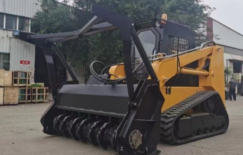 ATLAPEX Skid-Steer Loader with Forest Mulcher attachment