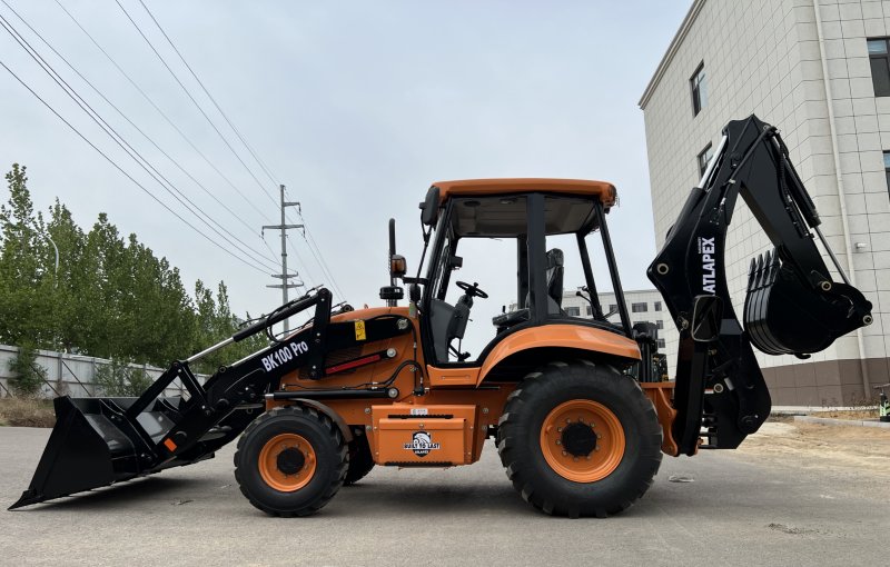 V-Type Supporting Legs for Backhoe Loaders