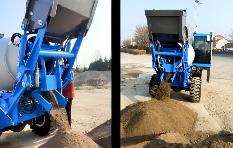 ATLAPEX AL1000 Concrete Mixer: A Multi-Functional Machine with 0.7m³ Mixing Capacity