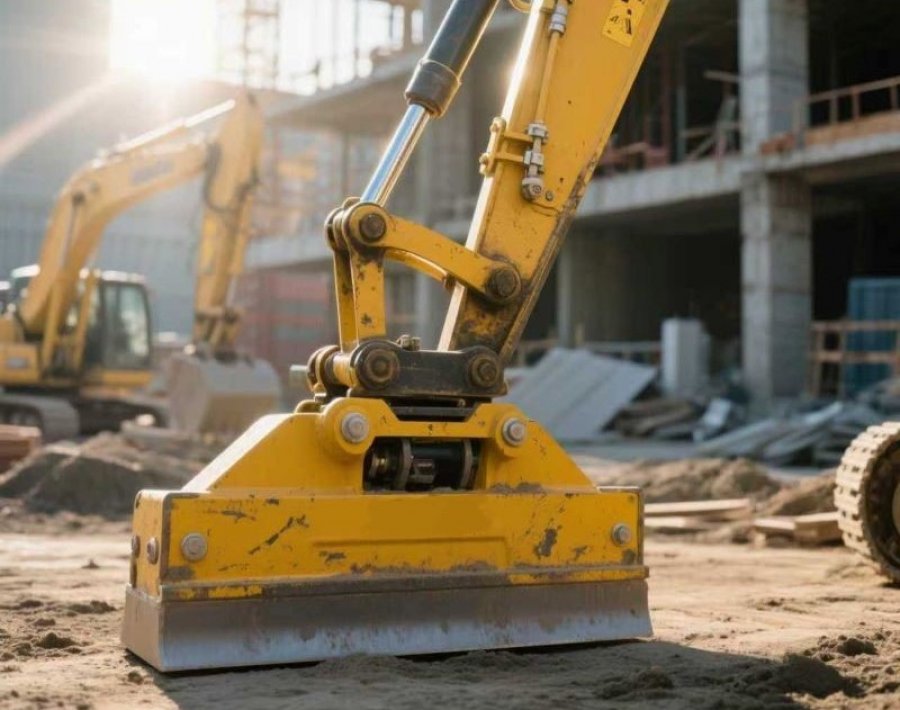 Backhoe Loader Attachment--- Vibratory Plate Compactor