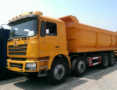 SHACMAN F3000 8x4 U Shape Truck Body Mining Dump Truck