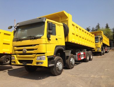 12wheel mining Howo dump truck for sale