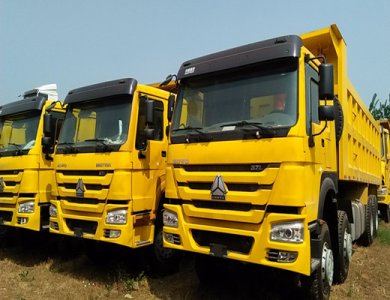 12 wheel howo dump truck for mining 