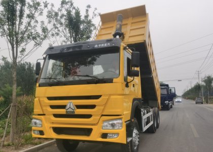 Howo 6*4 Dump Truck 375HP EuroII 10 wheels Used Tipper 