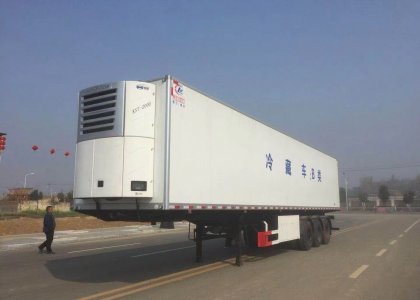 new refrigerator trailer 3 axles 66m3 refrigerator trailer 66m3 