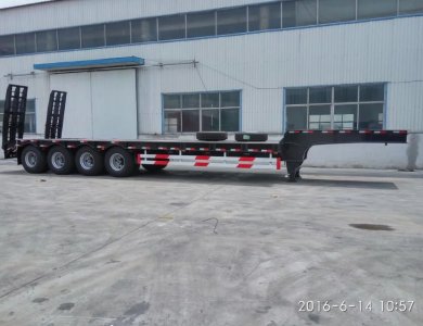 3axles 70t /4axles 100t low bed trailer for sale 