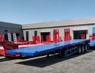 KAILAI 3 Axles 40ft Container Flatbed Trailer for Sale