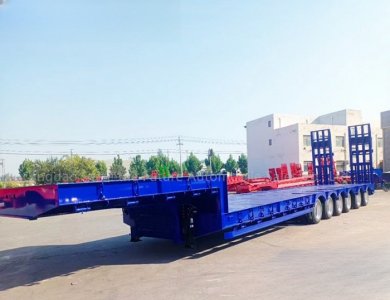 KAILAI 6 Axles120t Payload Lowbed Trailer