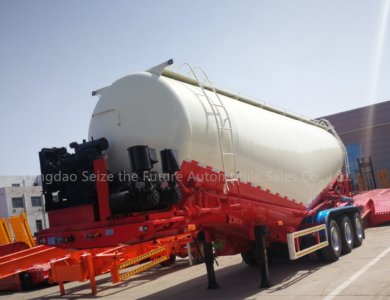 KAILAI 3 Axle 45cbm Bulk Cement Tank Trailer for Sale