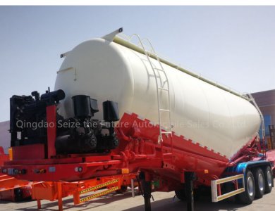KAILAI 3 Axles Bulk Cement Tanker Trailer 40CBM