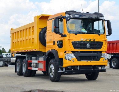 Sinotruck Howo Tx 400hp 6x4 6.3M Dump Truck For Sale