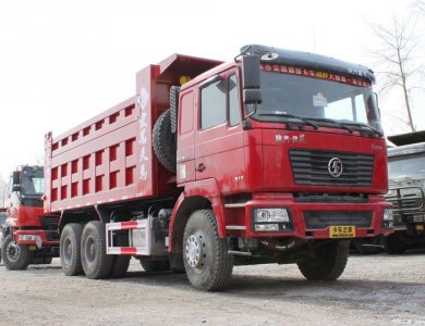 SHACMAN F2000 6×4 10 WHEELS 310HP RED Dump Truck FOR Algeria Markets