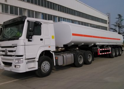 Guinea market 40m3 fuel tank trailer for sale 