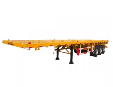 CIMC 40FT Container 3 Axles Flatbed Trailer for Sale in Algeria