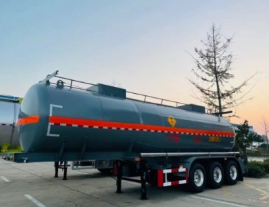 KAILAI 35cbm 3 Axles Fuel Oil Water Tank Trailer