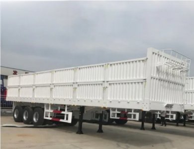 CIMC 3 Axles 800mm Sidewall Drop-side Trailer for Sale