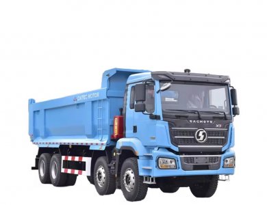 SHACMAN SAGMOTO X3s 8×4 385 HP Cummins Euro III 30-ton Dump Tipper Truck 13 m³ Manual Transmission for Sale