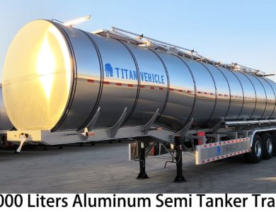 45000 Liters Aluminum Semi Tanker Trailer for Sale