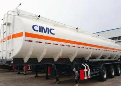 CIMC 3 Axle 42000Liters 42 Cubic Meters Fuel Tank Trailer for Sale