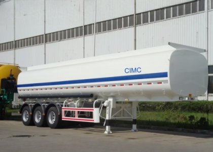 CIMC 3 Axles 40000L 40m³ Petroleum Fuel Tank Trailer for Sale