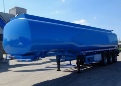 Tri-axle 45cbm Diesel Gasoline Tank Trailer for Sale