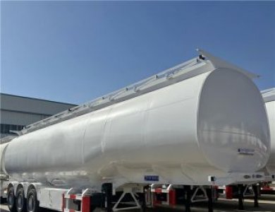 Aluminum Petrol Palm Oil Tanker Trailer for Zambia