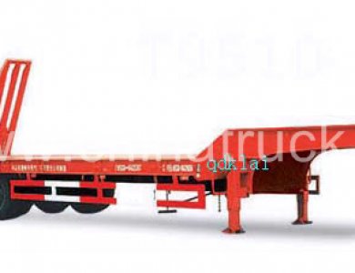 heavy duty 80 tons capacity low bed semitrailer