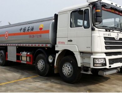 Shanqi Stainless Steel 8x4 Tank Truck