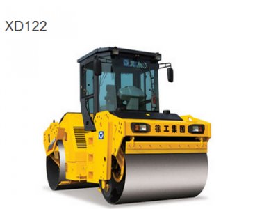 XCMG Road Roller XD122 double drum roller With Best Price