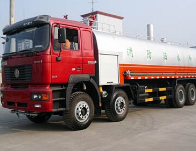 SHACMAN 8x4 25m3 water tank truck