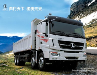 North Benz Beiben 8x4 Dump Truck EURII Engine