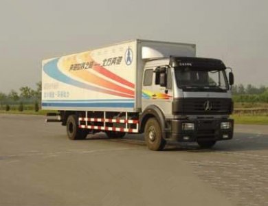 Beiben 4x2 300hp Cargo Van Truck