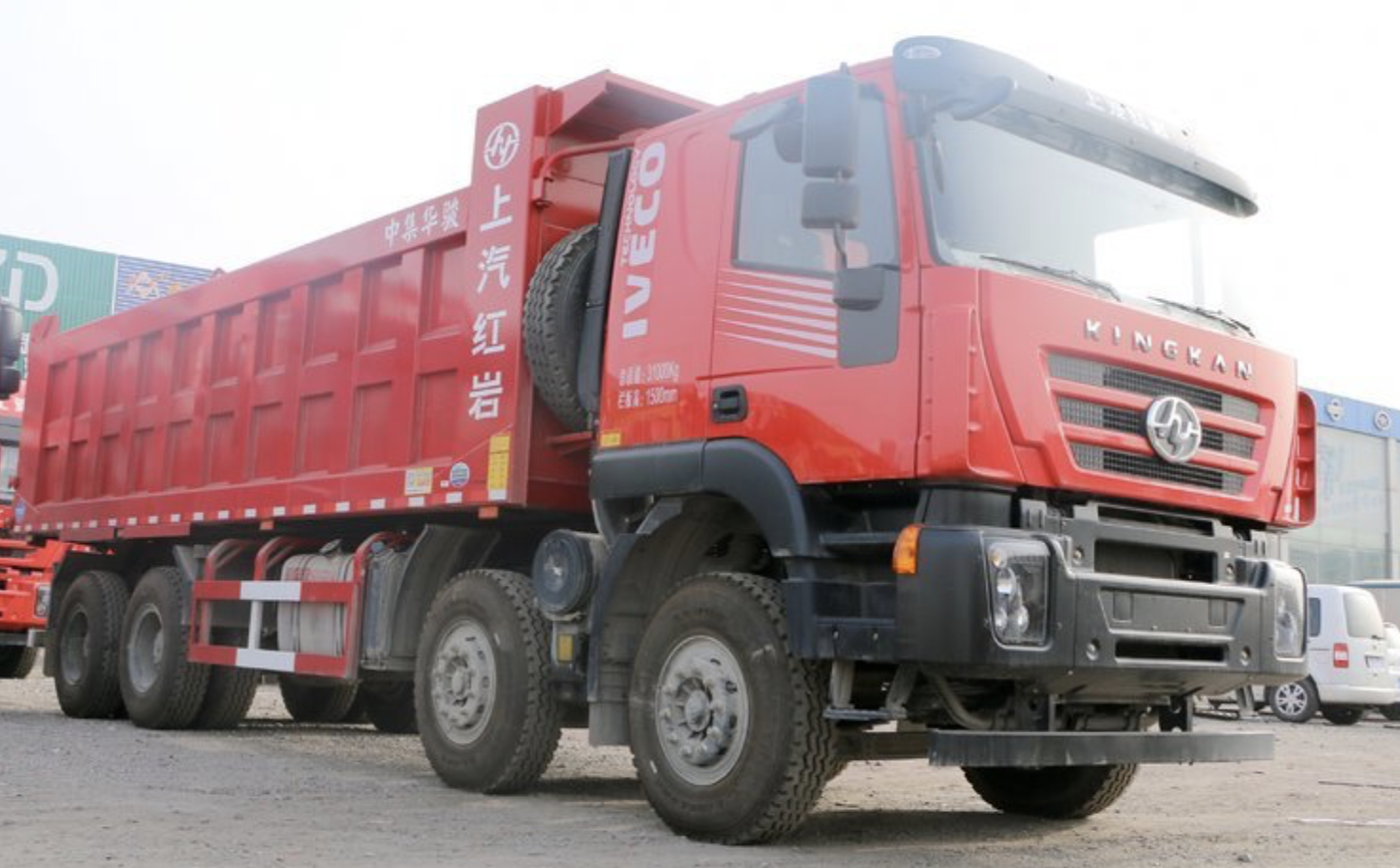 big heavy duty truck iveco kingkan dump truck for sale 