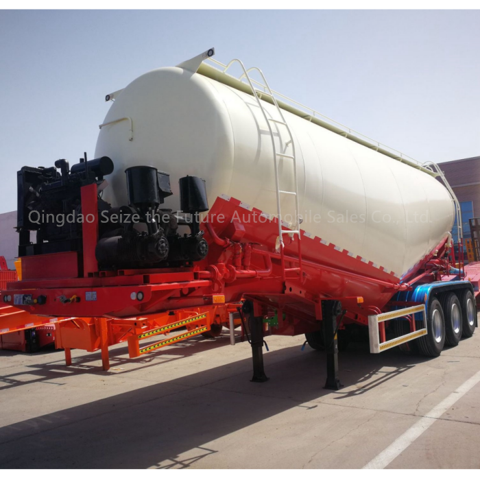 KAILAI 3 Axles Bulk Cement Tanker Trailer 40CBM