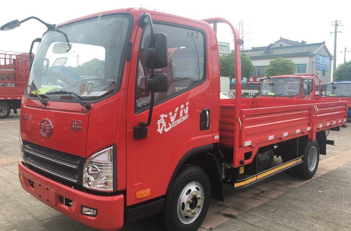 HOT SALE FAW Tiger V 110hp 4.21m Single row fence light truck