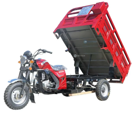 Three-wheeled motorcycle gasoline tricycle power agricultural vehicle freight household dump truck dump truck dump truck dum