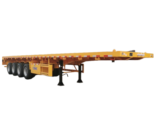 CIMC 4 Axles 40ft Container Flatbed Trailer for Sale